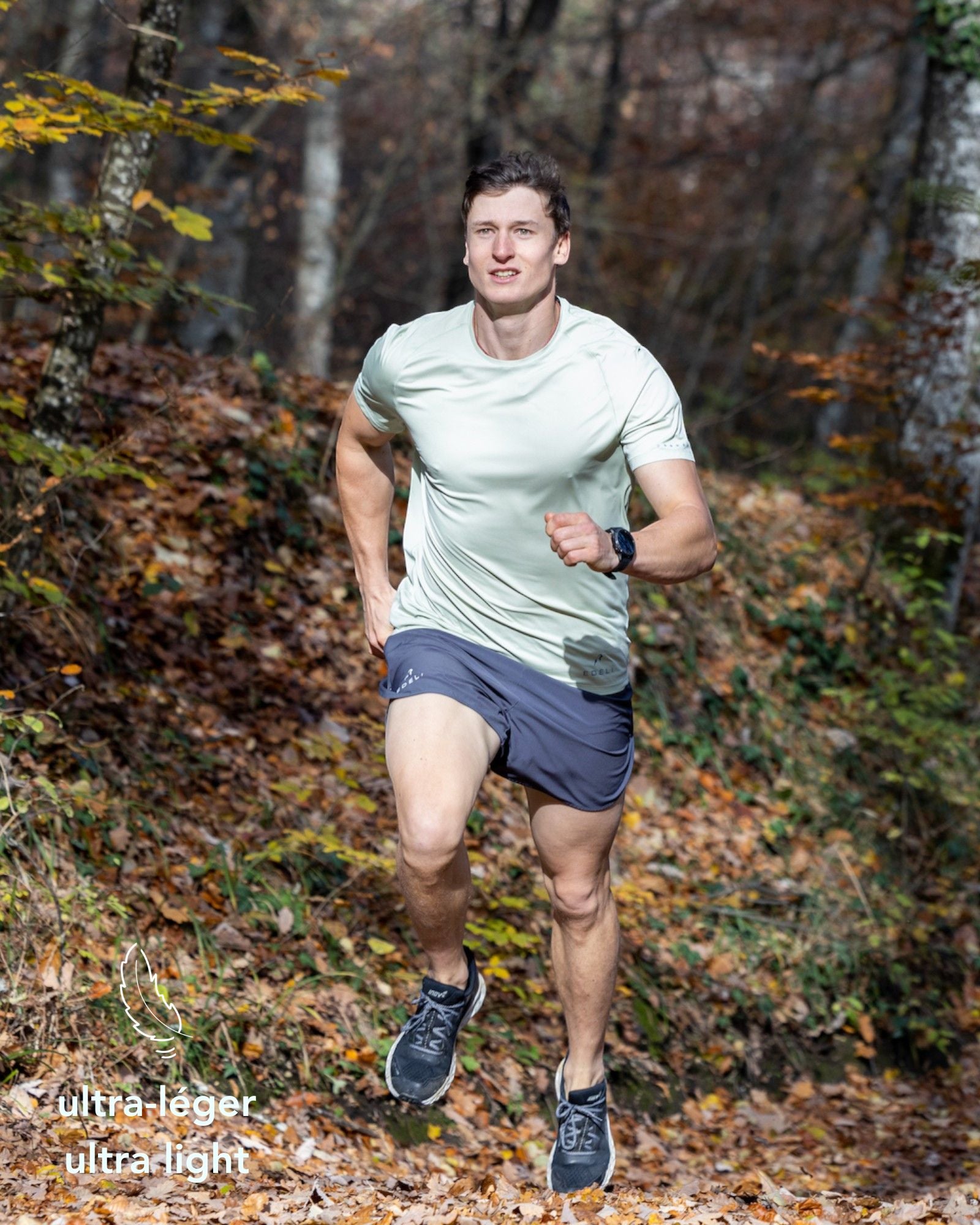 T-shirt de Running Homme Uni - Ultra Léger <BR> Fin de Collection