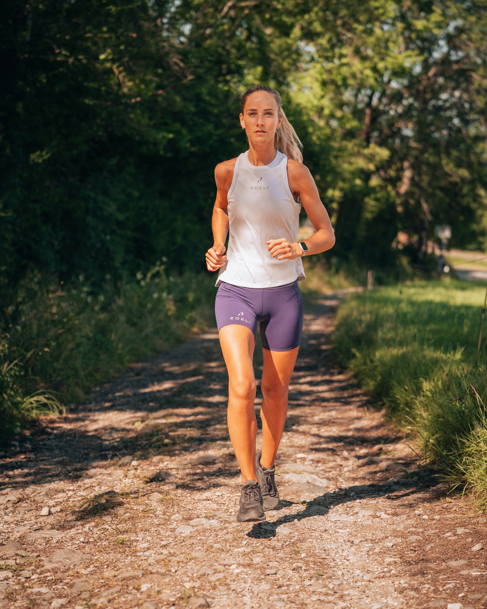 Cuissard Innovant de Trail Running & Running Femme <BR> 6 Poches, Ceinture Intégrée, Maintien Musculaire