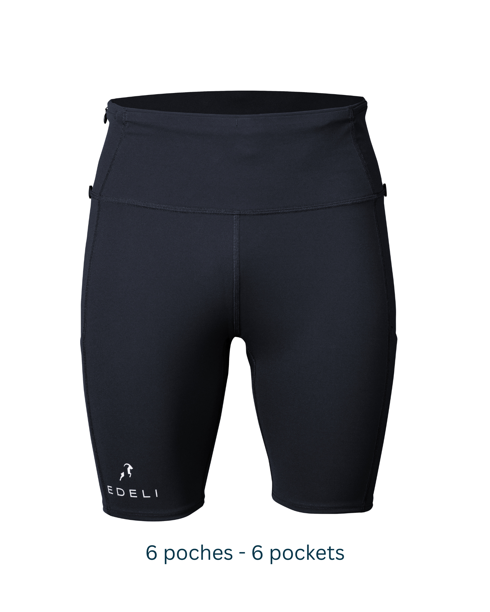 Cuissard Innovant de Trail Running & Running Homme <BR> 6 Poches, Ceinture Intégrée, Maintien Musculaire