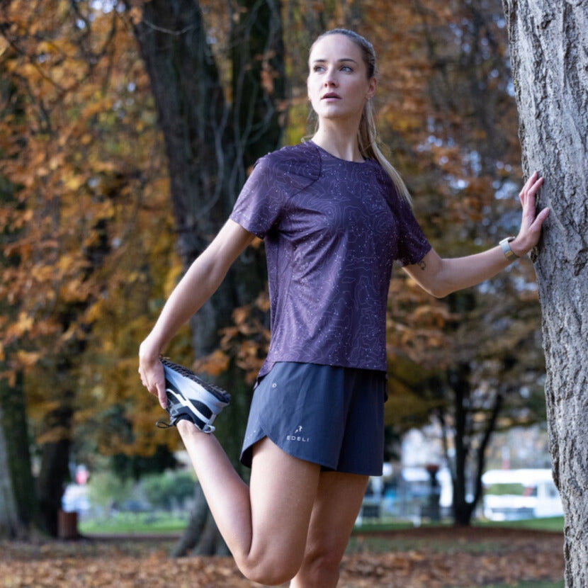 Shorts techniques de running ultra-confortables et éco-responsables Femmes