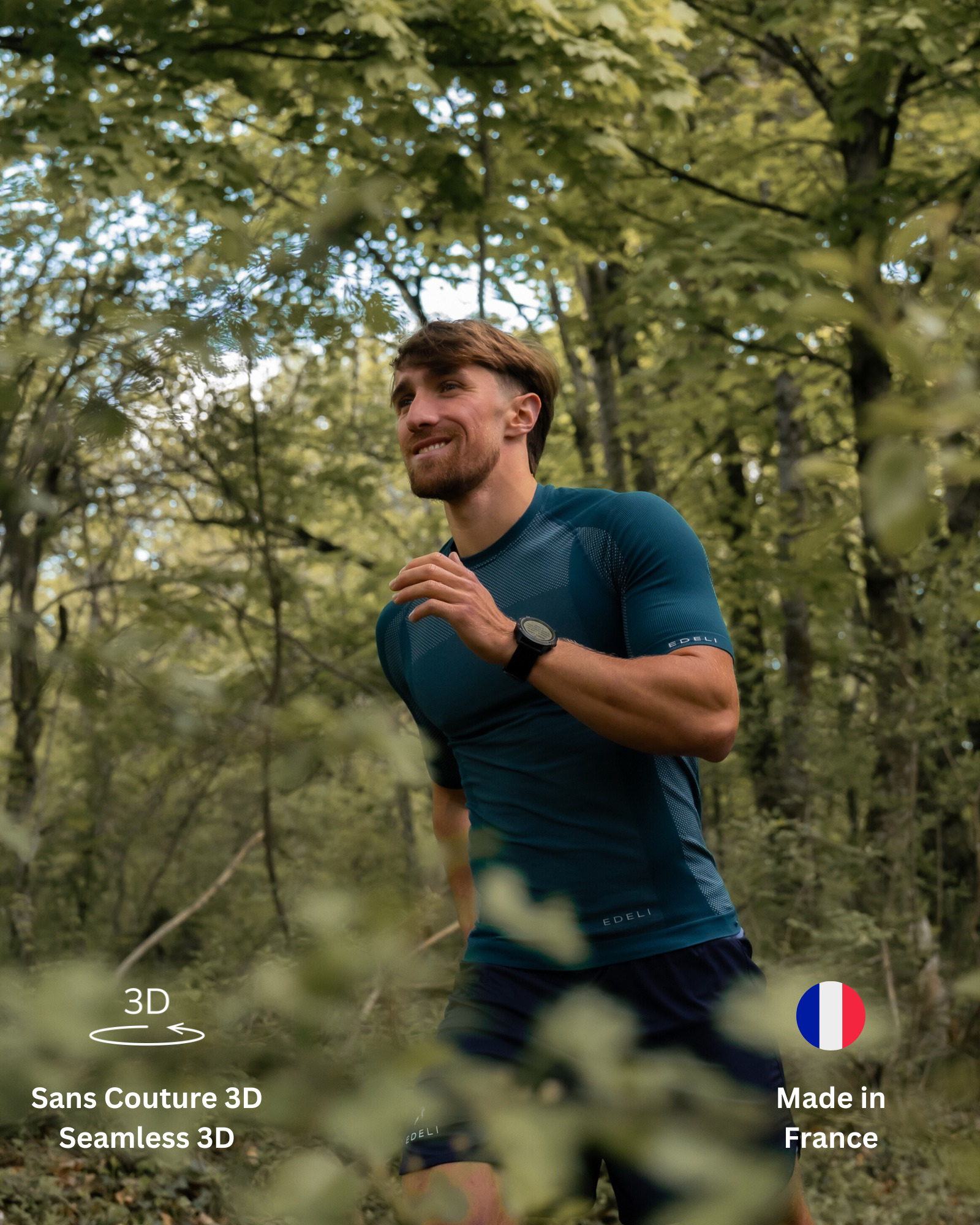 MEN'S SEAMLESS T-SHIRT<br> SHORT SLEEVES