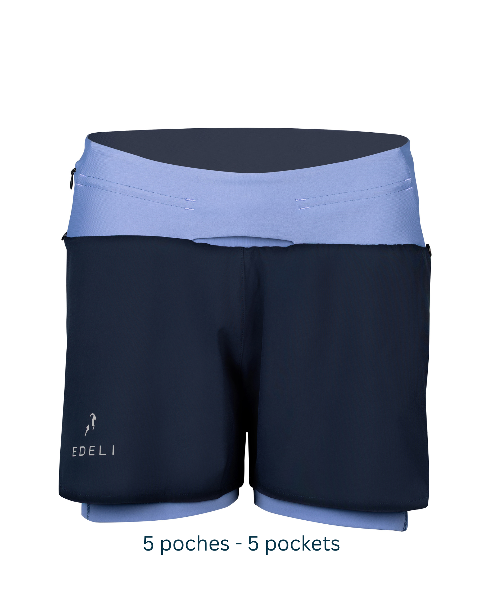 Technische Trail-Shorts für Damen<br> 3-IN-1-EINFACHES TRAGEN