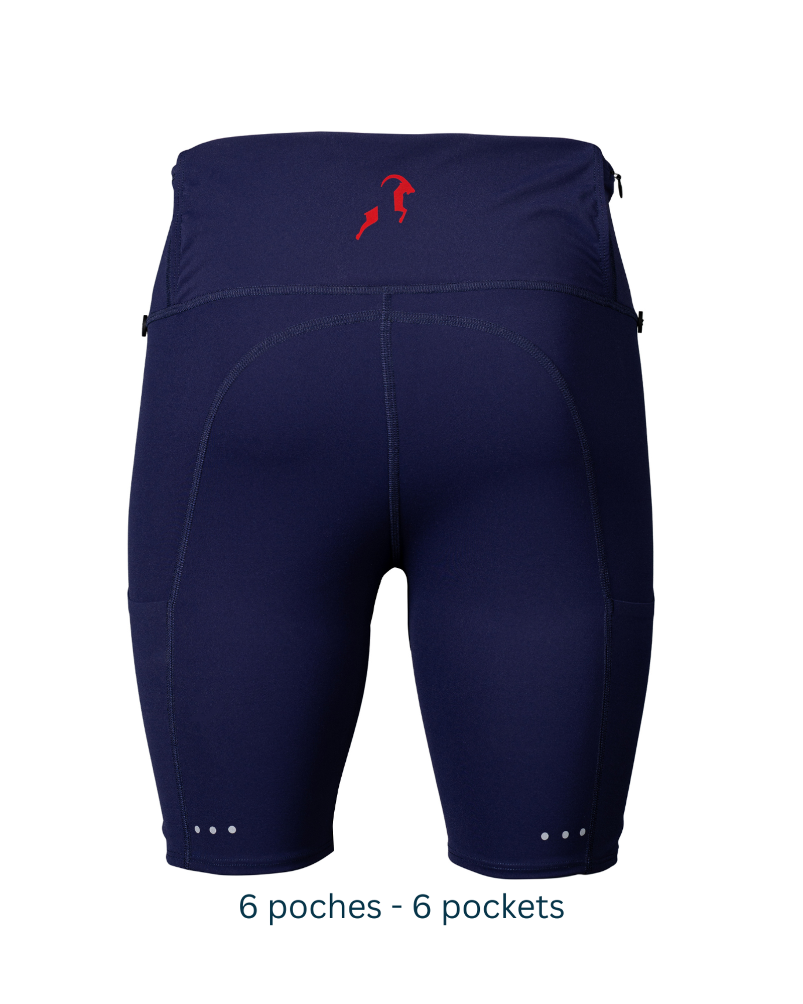 Cuissard Innovant de Trail Running & Running Homme <BR> 6 Poches, Ceinture Intégrée, Maintien Musculaire