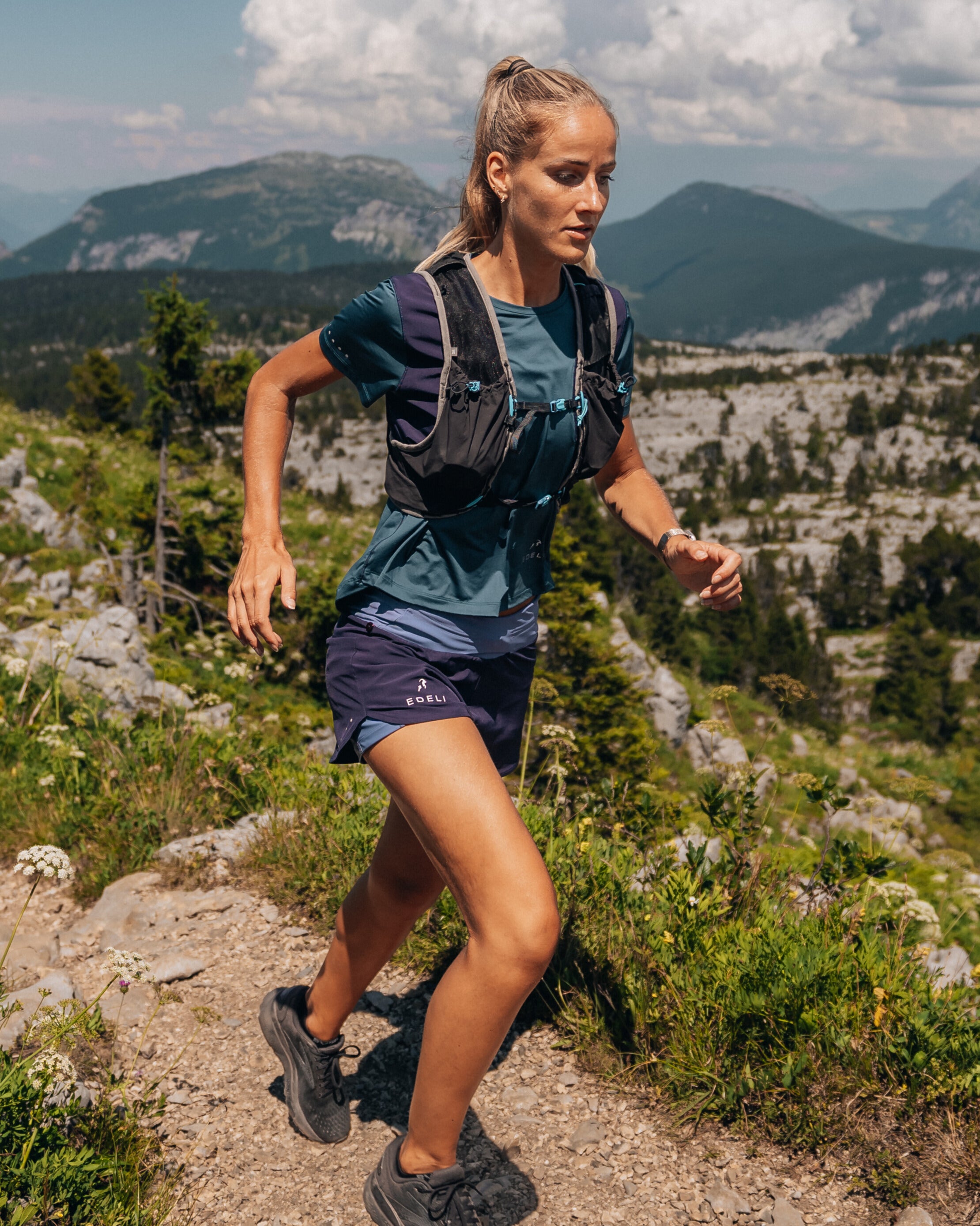Technisches Trail-T-Shirt für Damen<br> LEICHT & BESTÄNDIG