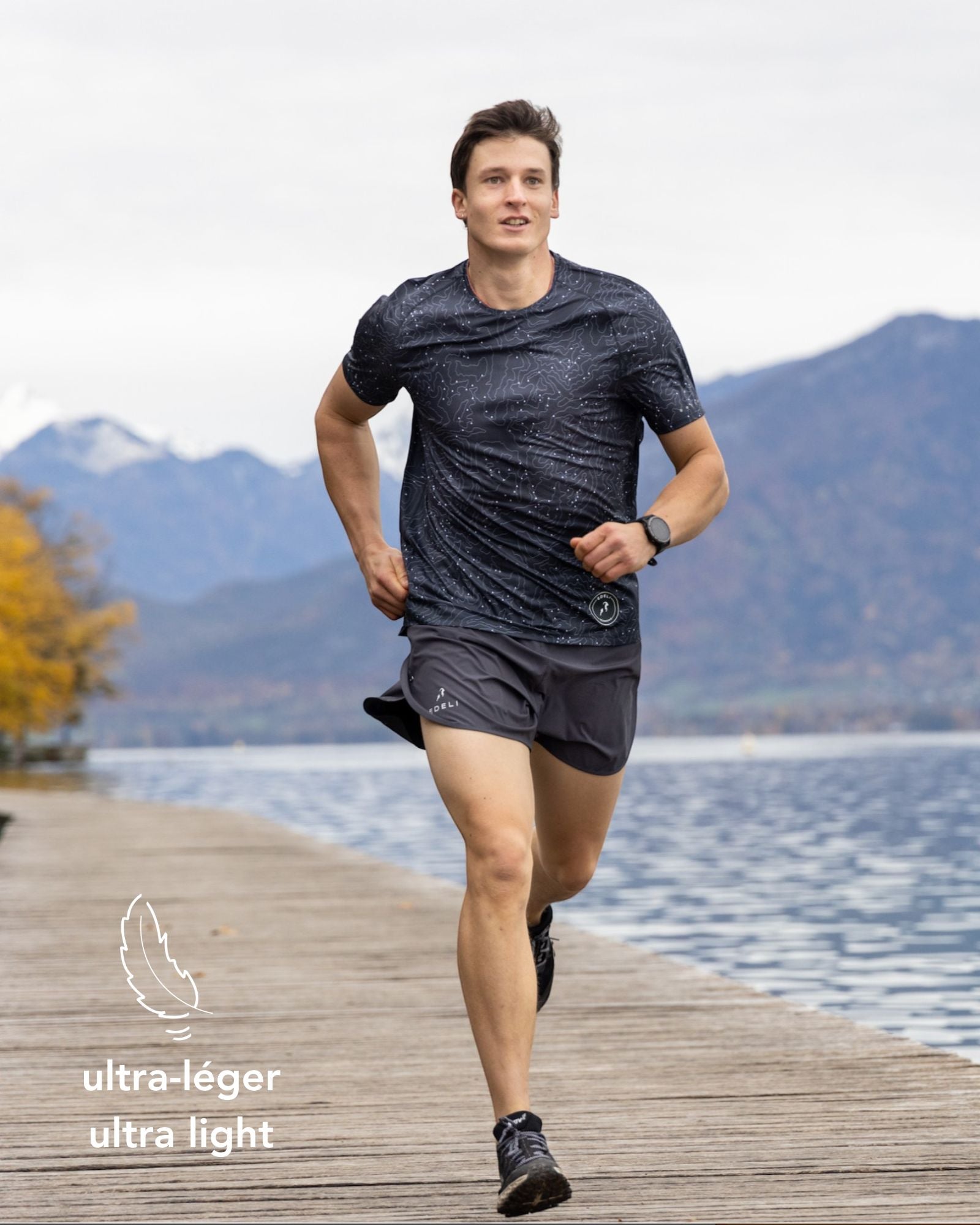 T-SHIRT TECHNIQUE RUNNING HOMME <br> FABRIQUÉ EN EUROPE