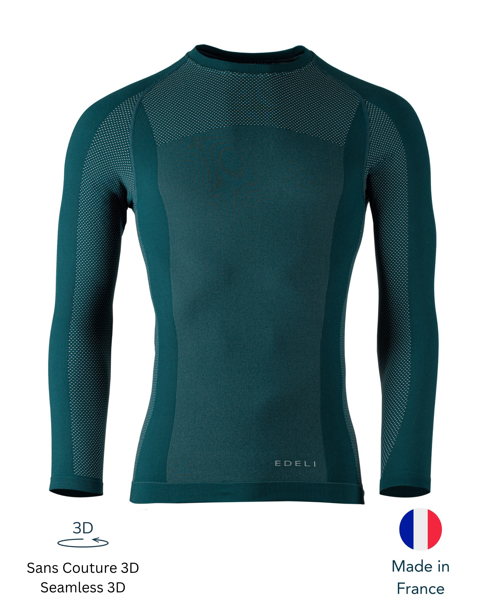 MEN'S SEAMLESS T-SHIRT<br> LONG SLEEVES