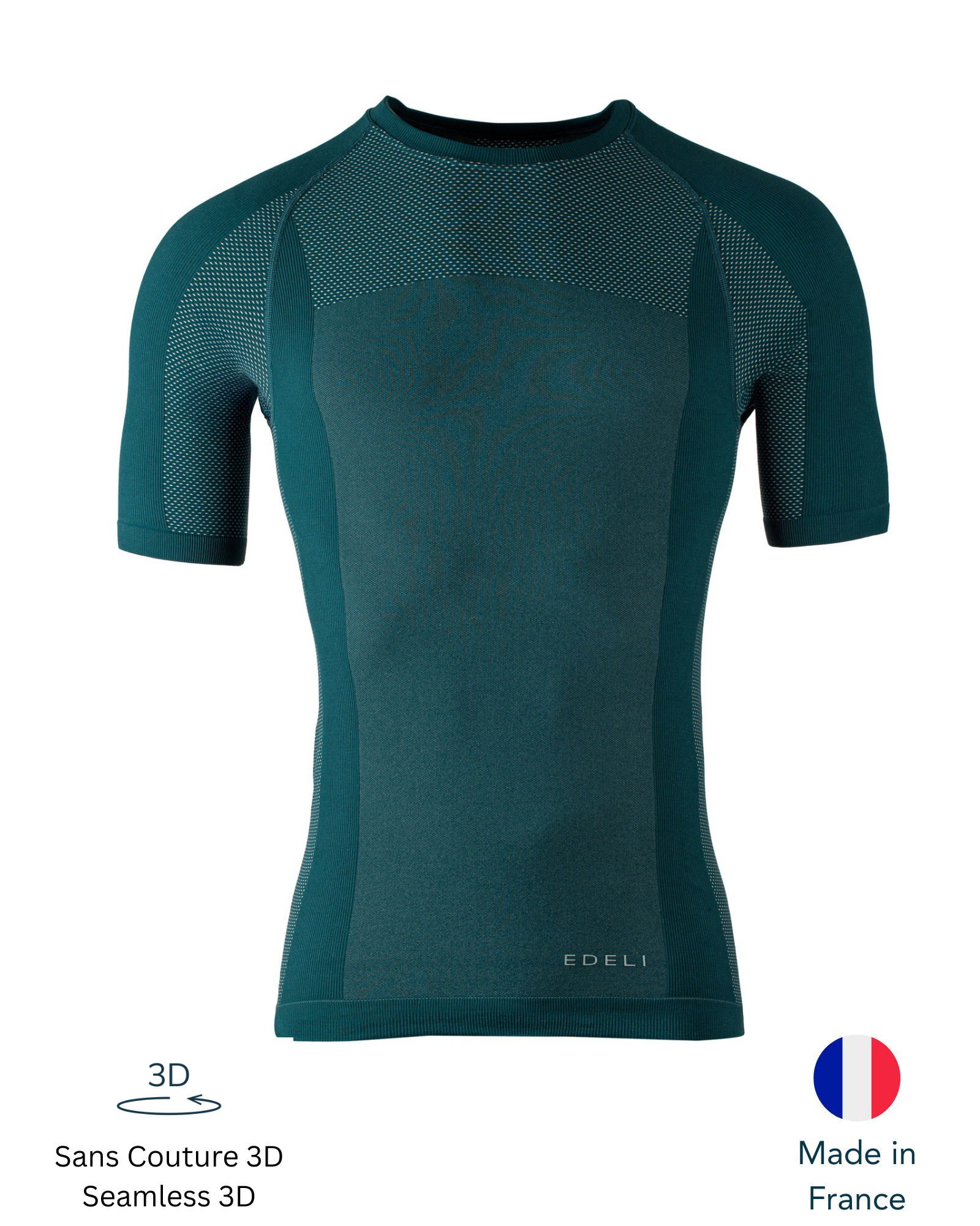 MEN'S SEAMLESS T-SHIRT<br> SHORT SLEEVES