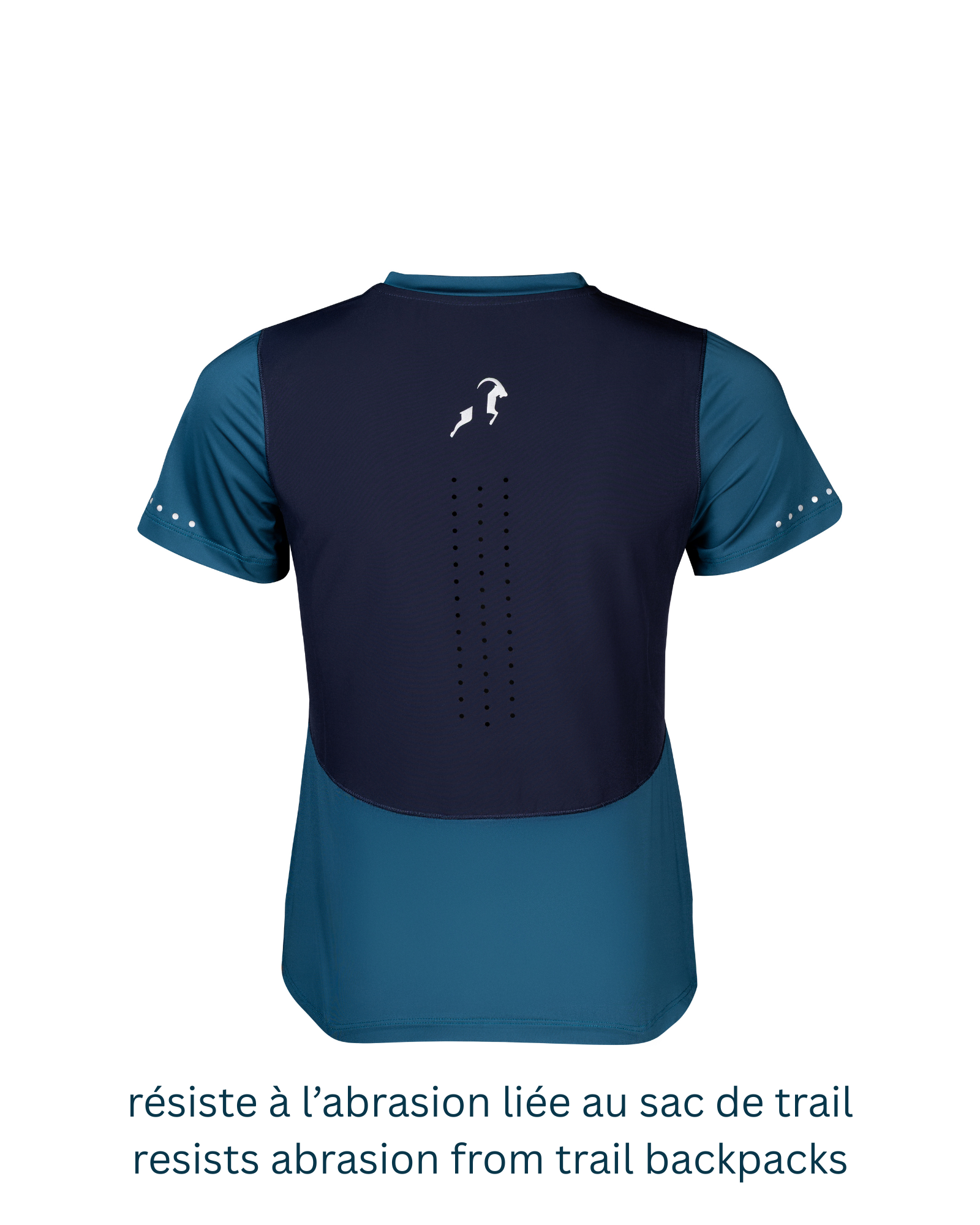 T-shirt Trail Femme <br> Résistant au Sac de Trail, Ultra-Léger et Anti-Odeur