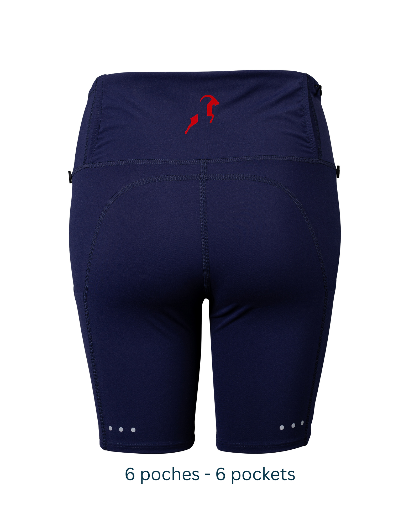 Cuissard Innovant de Trail Running & Running Femme <BR> 6 Poches, Ceinture Intégrée, Maintien Musculaire